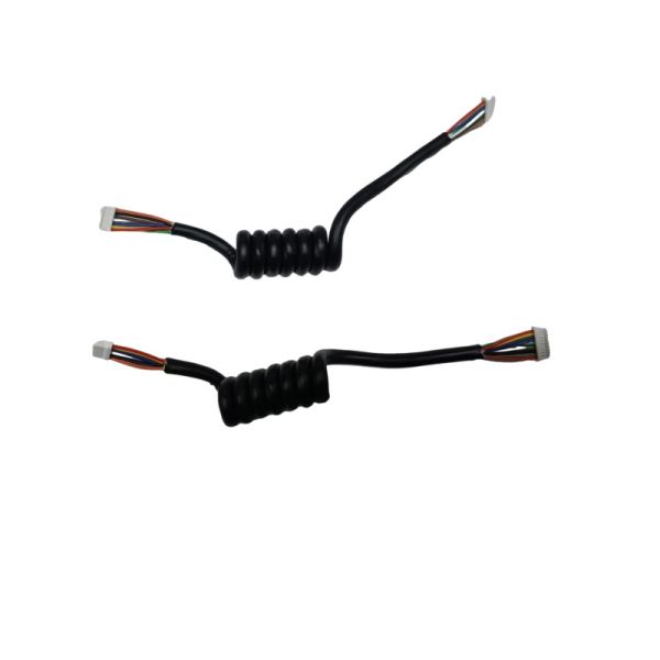 Customized TPU Coiled Cable Harness Assembly for Advanced Electronic Application