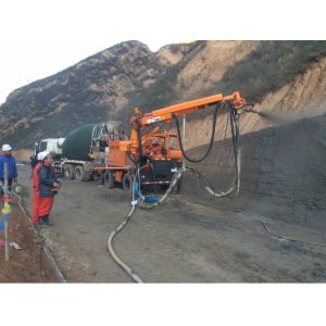 Mining Wet Shotcrete Machine Wireless Remote Control With External Air