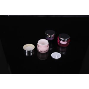 hand lip crystal pump empty square white Screen Printing Airless 30ml Cosmetic