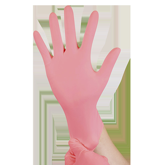 Green Long Nitrile Latex Gloves Biodegradable