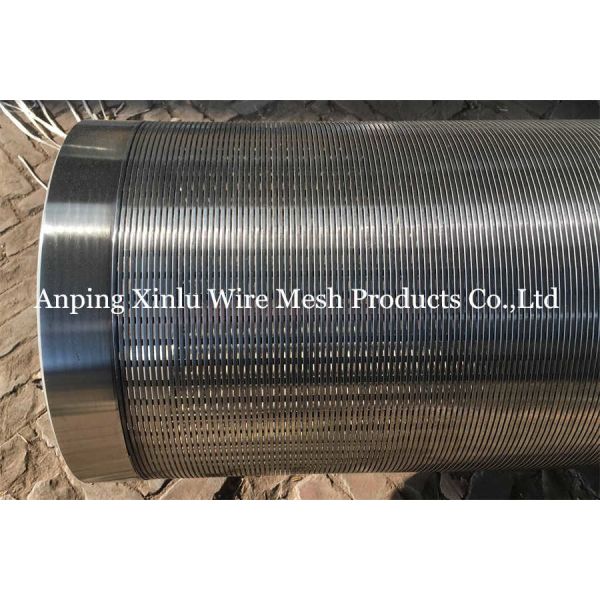 8" Triangular Shaped V Wire Screen Pipe Water Well Screen Tube