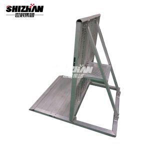 Concert Mojo Event Folding Aluminum Crowd Control Barrier 2mm Mesh