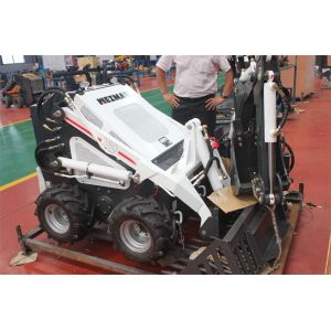 hy380 mini skid steer loader with leveler, mini loader with digger, skid steer