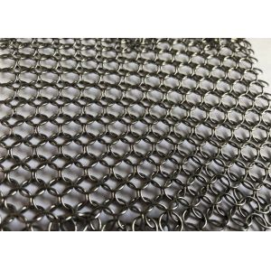 Security Chainmail Welded Ring 0.8mm Stainless Steel Wire Mesh