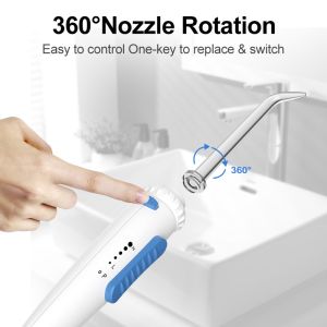 Commercial Countertop Water Flosser Quiet Design With 12 Multifunctional Tips