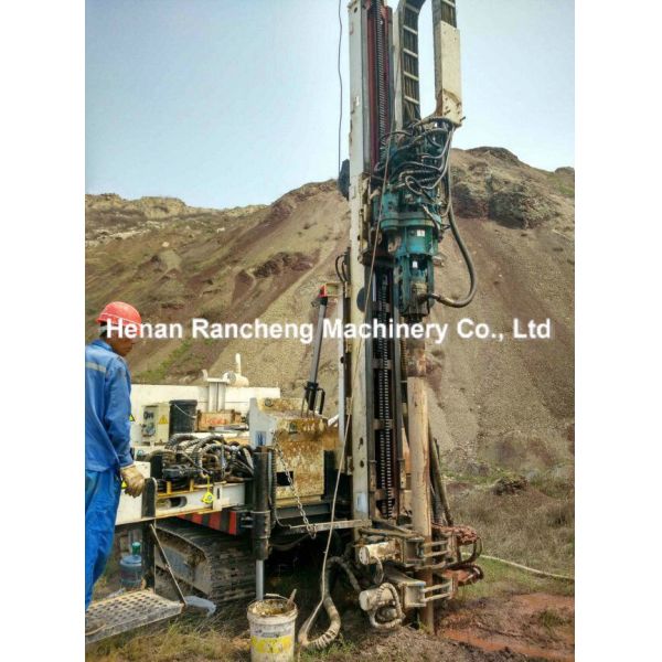 Full Hydraulic Sonic Drilling Rig Machine 75KW Engine Diesel Power 100m Hole Depth