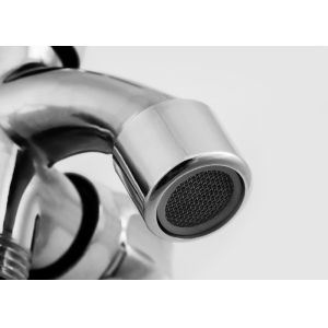 More Functions Double Handles Water Tap Plate Chrome & Zinc Alloy Open-Mounting