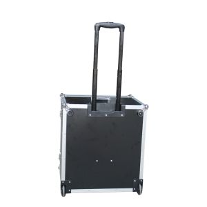 Custom Aluminium Flight Case With Two Wheels and Trolley System