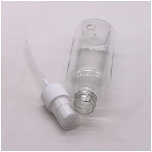 100mL PET Pump Bottle Plastic Spray Bottles for Alcohol Container Surface