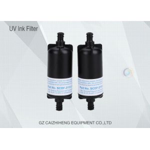 Black Plastic Solvent Ink Filter 50mm For UV Flatbed Printing Machine