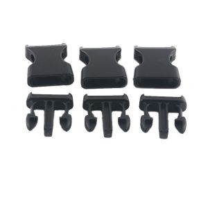 Curved Paracord Buckle Lightweight 20mm Plastic Quick Side Release Buckle for