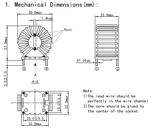 Ikp Electronics Verticle Common Mode Choke, Top China Inductor Manufacturer