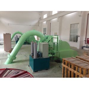 High Power Pelton Turbine Generator 100kw-50mw Brushless Excitation Mode