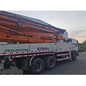 China Used 50 Tons Concrete Boom Pump Truck PLC Control System on sale