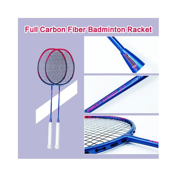Professional Wholesaler Badminton Racket 100% Full Carbon Fiber Graphite