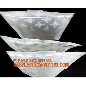 LDPE/PP Custom Printed Zip Lock Self Seal Plastic Bag/Zipper Pouch For Garment