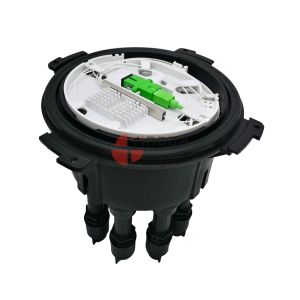 PP Mini 1*8 PLC Fiber Cable Joint Box For Uncut Cable SC Quick Assembly