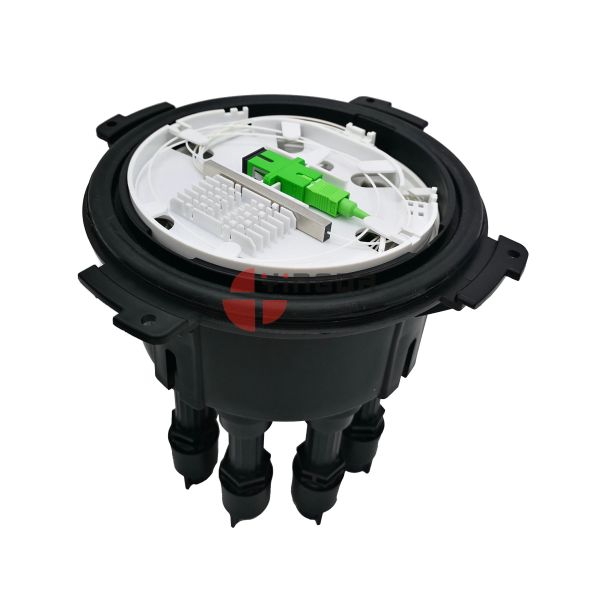 PP Mini 1*8 PLC Fiber Cable Joint Box For Uncut Cable SC Quick Assembly