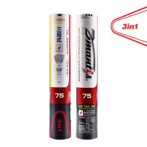 Durable High Stability 3in1 Super Grade Natural Feather Badminton Shuttlecock