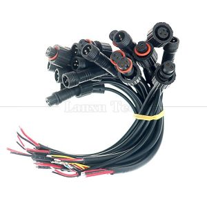 Customization IP67 IP68 Waterproof M12 2pin 3 Pin 4pin M12 DC to Open Bare Wires