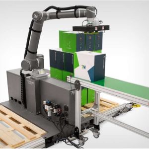 Welding Robot Arm OMRON TM12 With 6 Axis Robotic Arm Used For Welding As