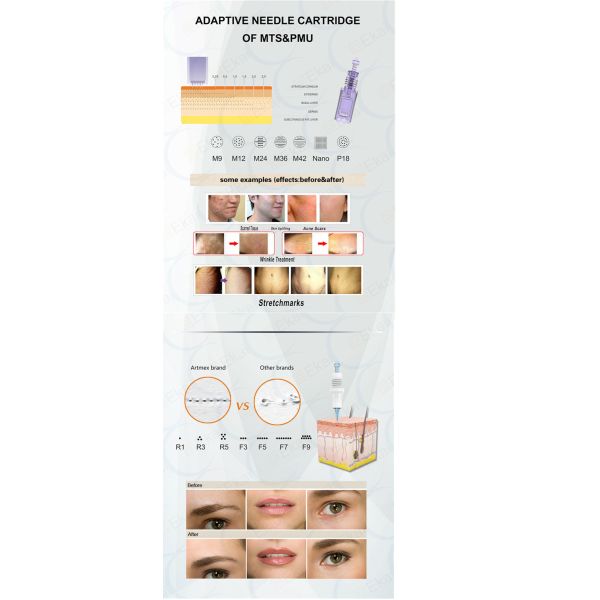 Pattern Eye Line Digital Permanent Makeup Tattoo Machine Kit With Nano Needles