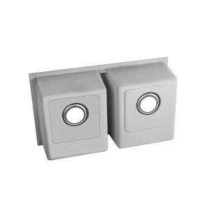 High Quality Under mount Rectangular Double Bowls Stainless Steel Sinks Kitchen