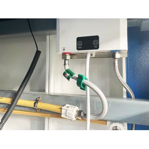 Blue Food Waste To Fertilizer Machine Compost 3 Phase Automatic