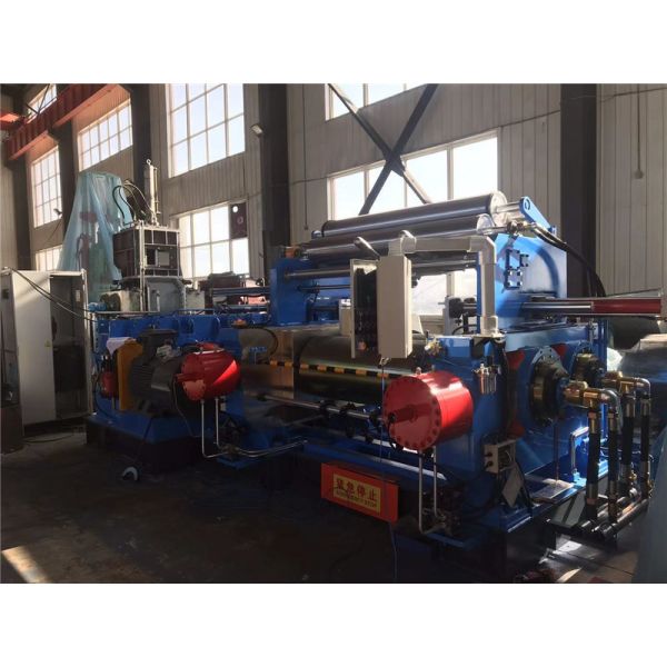 Quality Rubber Mixing Mill Machine With Smooth Roller Cooling Plc Control System 150Mm Roller Space for sale