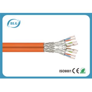 Copper Cat 7 Ethernet Cable / LSZH Jacket Cat 7 Network Cable 300M 500M