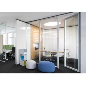 quality guarantee noise insulation partition wall tempered glass easy installati