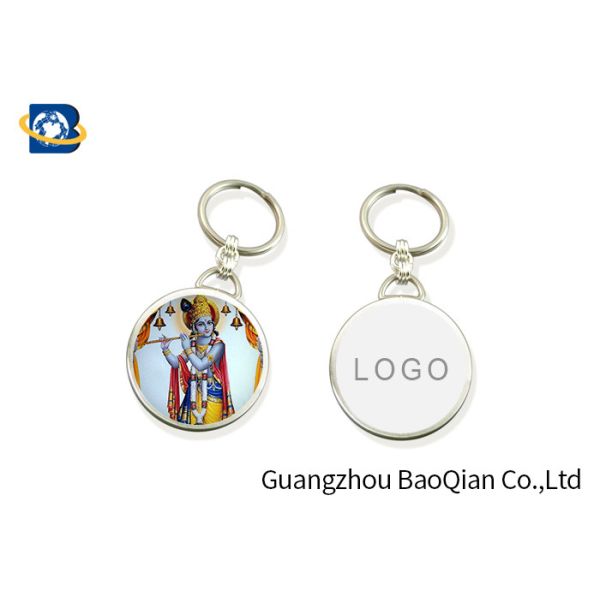 Religion Lenticular Keychain 3D Printing Service Indian Gold Indian Buddhism Picture