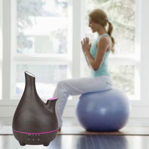 5 In 1 Ultrasonic 500ml Wood Grain Aromatherapy Diffuser