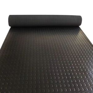 E-Purchasing Anti Slip Rubber Coin Pattern Rubber Mat Flooring 3.5mm X 36" X 6ft