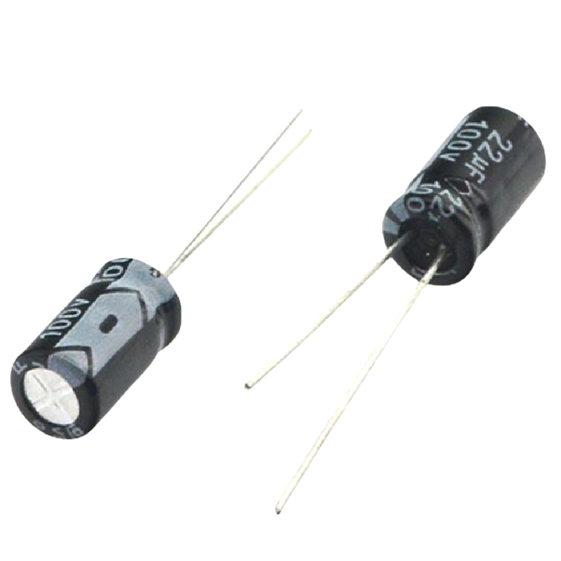 original Electrolytic capacitor 100V/22UF 6*11MM 160V/1UF 6*11MM Capacitor