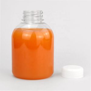 Airtight Screen Printing Plastic Beverage Bottles 400ml With Lid Caps