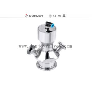 DIN SS316L Pneumatic Aseptic Sample Valve With Clamp Connection