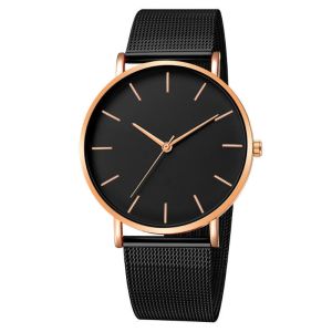 Customization Alloy Analog Quartz Wrist Watch 7mm Case Thickness For Men And