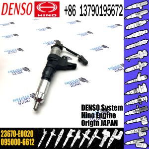 0950006612 DENSO Diesel Injector 23670-E0020 For HINO Engine