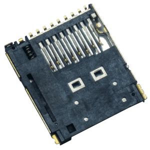 0.5mA TF Micro SD Card Socket 9Pin 1.68H Micro PCB Push Push Type