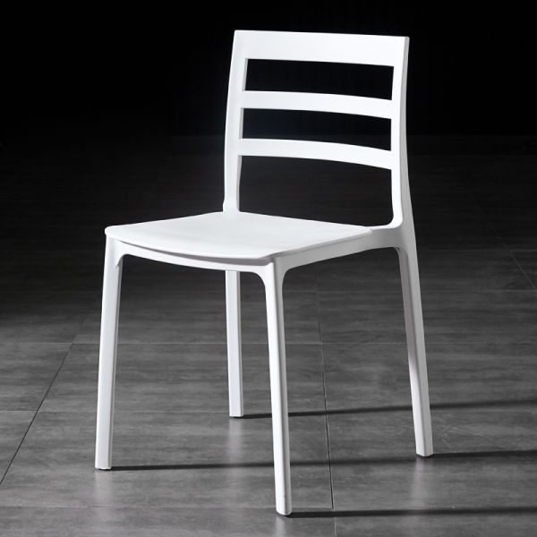 Adjustable Full PP Stacking Plastic Restaurant Dining Chairs Popular Modern Outdoor Stackable Chairs G.W. 19.4kg 5pcs/ctn