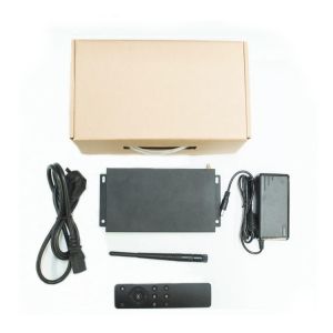 LCD Advertising HD Media Player Box With Metal Material Android 9.0 Operation