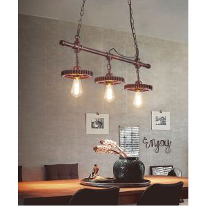 Retro Industrial Style Chandelier Creative Restaurant Iron Lamp Bar Clothing