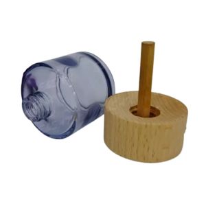 Buy cheap Cylindrical Custom Glass Perfume Bottles , Cosmetics Aromatherapy Glass Bottles from wholesalers