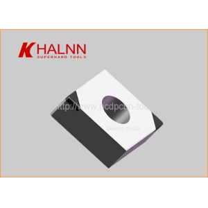 Brazed Indexable PCBN Inserts Finishing Machining Hardened Steel Ball Screw