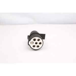 7 Pole Male Trailer Cable Connector Round Shape For Trailer Signal Display