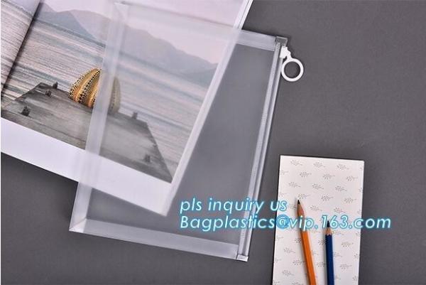 Quality Custom transparent pp slider bag with air hole, writable zip lock bags with white panel, slider bags with zipper lock for sale