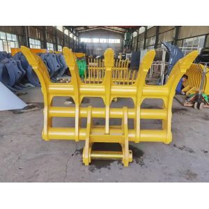 1000mm- 2400mm Excavator Root Rake 1-80T Root Rake For Mini Excavator