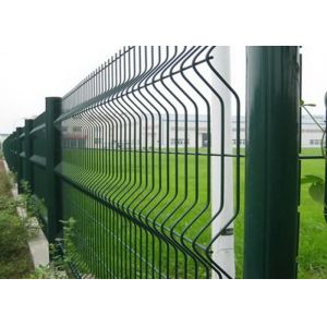 Security Garden PVC Coated V Folds Welded Wire Fence 50 X 200 MM Mesh