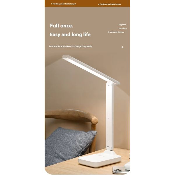 USB Charging Bedside Table LED Light Children's Reading Dormitory Study Light for Night Study Lighting